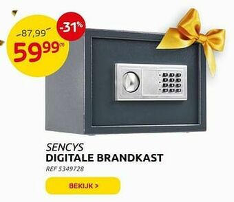 Brico Digitale brandkast aanbieding