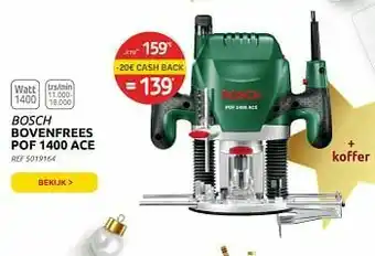 Brico Bosch bovenfrees pof 1400 ace aanbieding