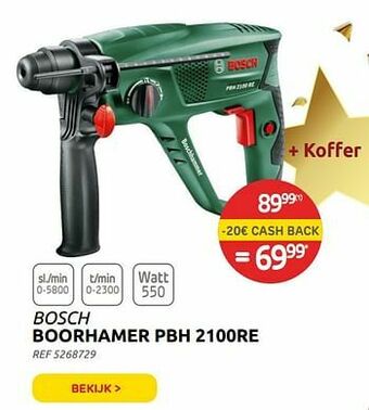 Brico Bosch boorhamer pbh 2100re aanbieding