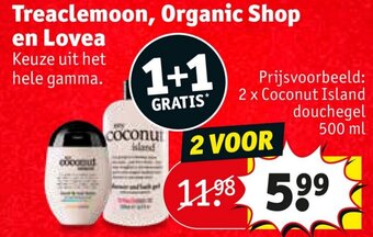 Kruidvat Treaclemoon, Organic Shop en Lovea aanbieding