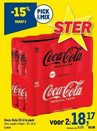 Makro Coca-cola aanbieding