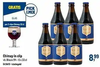 Chimay in clip blauw