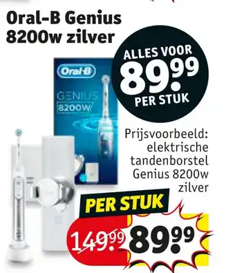 Kruidvat Oral-B Genius 8200w zilver aanbieding