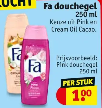 Kruidvat Fa douchegel 250ml aanbieding