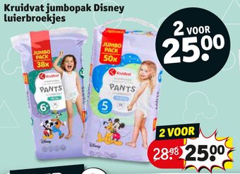 Kruidvat Jumbopak Disney luierbroekjes aanbieding
