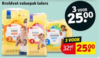 Kruidvat Valuepak luiers aanbieding