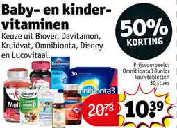 Kruidvat Baby- en kinder- vitaminen aanbieding