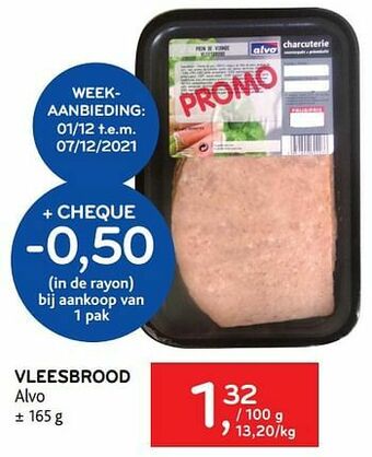 Alvo Vleesbrood alvo aanbieding