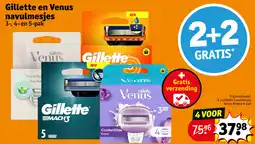 Kruidvat Gillette en Venus navulmesjes aanbieding