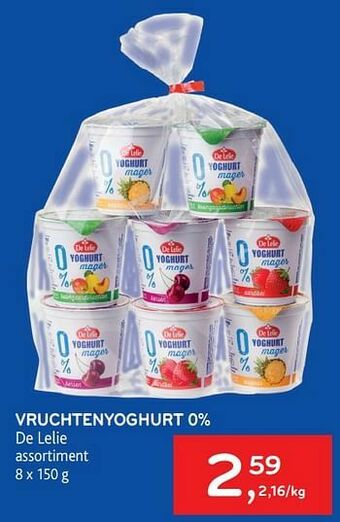 Vruchtenyoghurt 0% de lelie