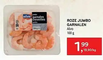 Alvo Roze jumbo garnalen alvo aanbieding