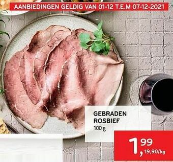 Alvo Gebraden rosbief aanbieding