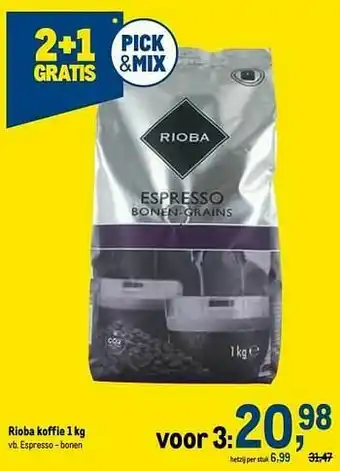 Rioba koffie espresso - bonen