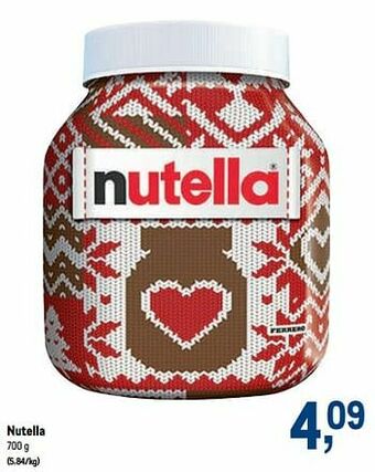 Makro Nutella aanbieding