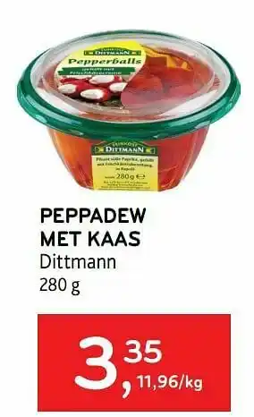 Alvo Peppadew met kaas dittmann aanbieding