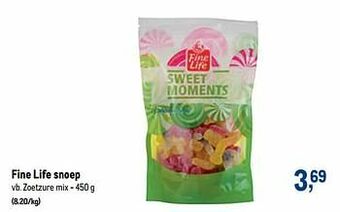 Makro Fine life snoep zoetzure mix aanbieding
