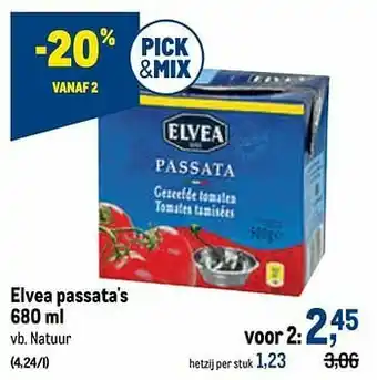 Makro Elvea passata`s natuur aanbieding