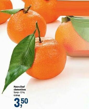 Makro Metro chef clementines aanbieding