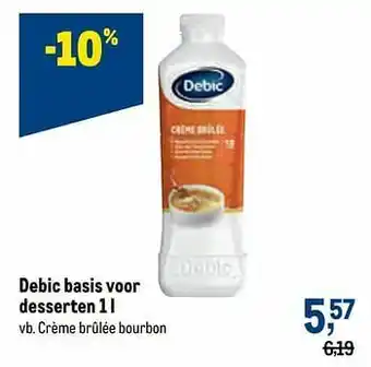 Makro Debic crème brûlée bourbon aanbieding