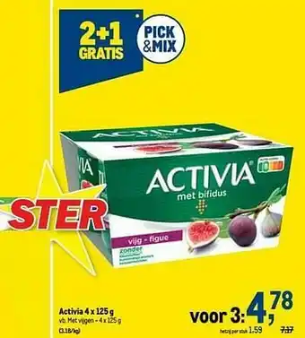 Activia met vijgen