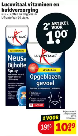 Kruidvat Lucovitaal vitaminen en huidverzorging aanbieding