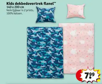 Kruidvat Kdis dekbedovertrek flanel aanbieding