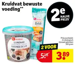 Kruidvat Kruidvat bewuste voeding aanbieding