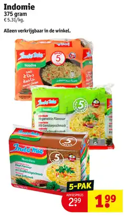 Kruidvat Indomie aanbieding