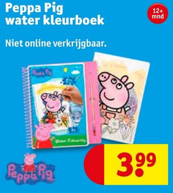 Kruidvat Peppa Pig water kleurboek aanbieding