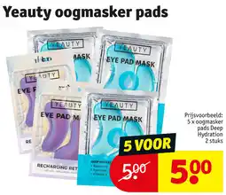 Kruidvat Yeauty oogmasker pads aanbieding