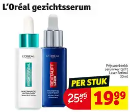 Kruidvat L'Oréal gezichtsserum aanbieding
