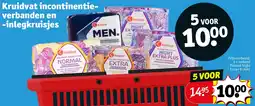 Kruidvat Kruidvat incontinentieverbanden en -inlegkruisjes aanbieding