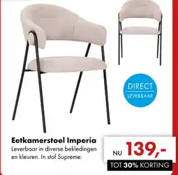 Woonsquare Eetkamerstoel Imperia aanbieding