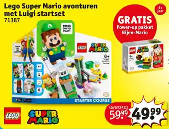 Kruidvat Lego Super Mario avonturen met Luigi startset aanbieding