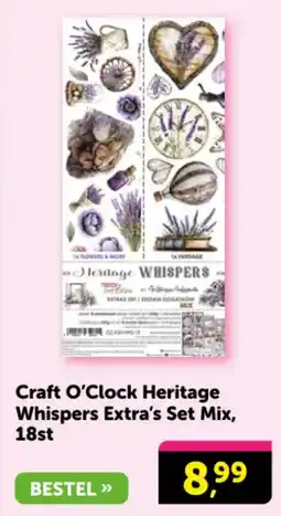 Craft O'Clock Heritage Whispers Extra's Set Mix