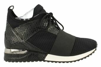 Berca Shoes La Strada Sneaker Hoog Dames Sneakersock Trend Mesh - Zwart aanbieding