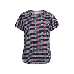 Decathlon Dames Cara Flamingo Casual Top (Marine) aanbieding