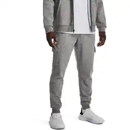Decathlon Broek Under Armour Rival Fleece Cargo, Grijs, Mannen aanbieding