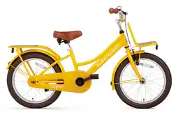 Decathlon SuperSuper Cooper Bamboo Kinderfiets - 18 inch - Geel aanbieding