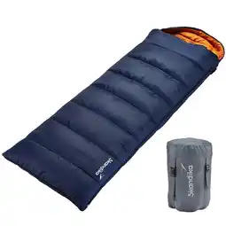 Decathlon Slaapzak Iceland - kampeerslaapzak - 220x80 cm - koppelbaar - Rits rechts aanbieding