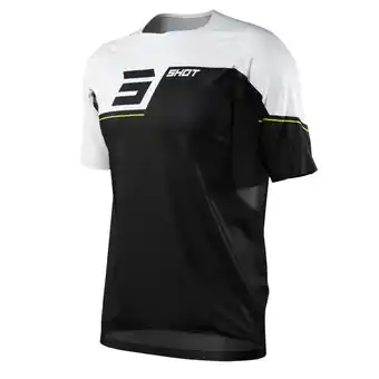 Decathlon Shirt met Korte Mouwen Shot Revolt Zwart/Wit - M aanbieding