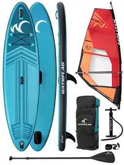 Decathlon WINDSURF-SUP Board Jibe 10'6 SET inclusief 4.0 m2 zeilset aanbieding
