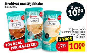 Kruidvat Maaltijdshake aanbieding