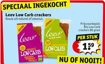 Leev Low Carb crackers