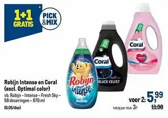 Makro Robijn - intense - fresh sky aanbieding