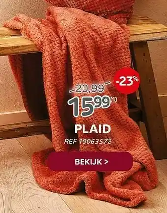Brico Plaid aanbieding