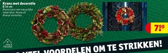 Krans met decoratie