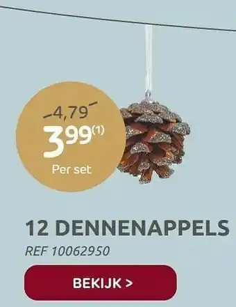 12 dennenappels