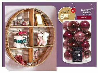 Brico 20 kerstballen aanbieding