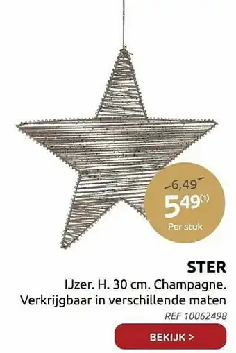 Brico Ster aanbieding